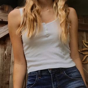 Brandy Melville white tank top